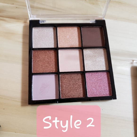 She Makeup 9 Color Eyeshadow Palette Mini Portable Sizes 3 Styles to Choose From - Picture 3 of 10